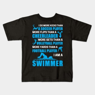 Swimming T-shirt Kids T-Shirt